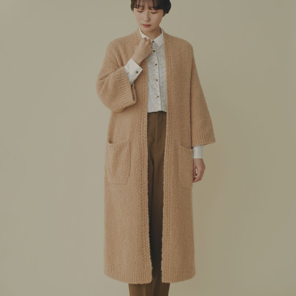 ミナペルホネン カシミヤ カシミア 100% ロング ニット カーディガン ミナペルホネン カシミヤ カシミア 100% ロング ニット カーディガン