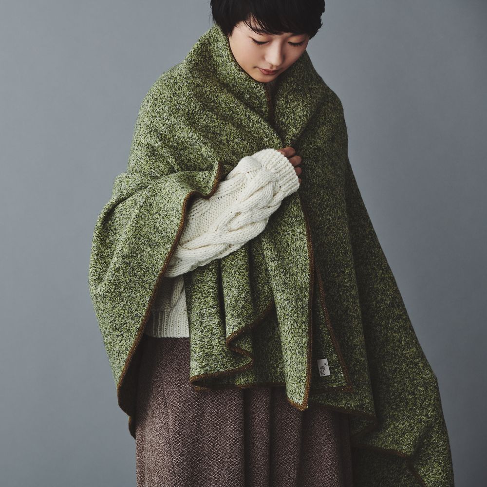 ミナペルホネン　HIKARU NOGUCHI ショール&ミトン Flower Garden Felted Blanket - minä perhonen