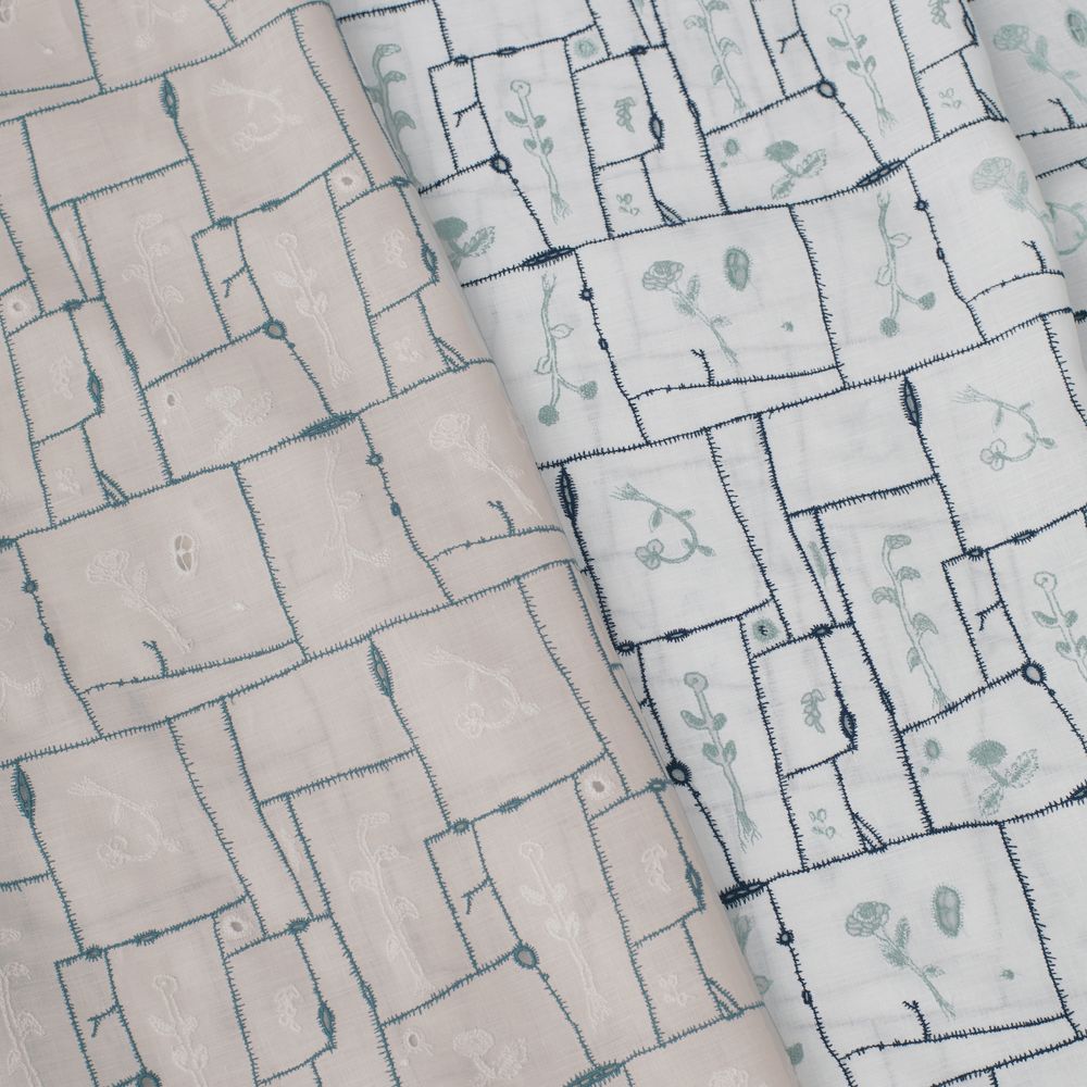 garden patchwork ファブリック - minä perhonen
