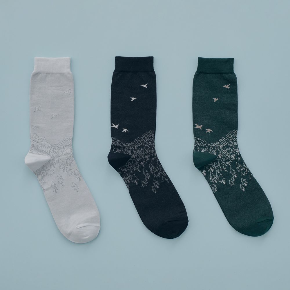 forest to bird メンズソックス - minä perhonen