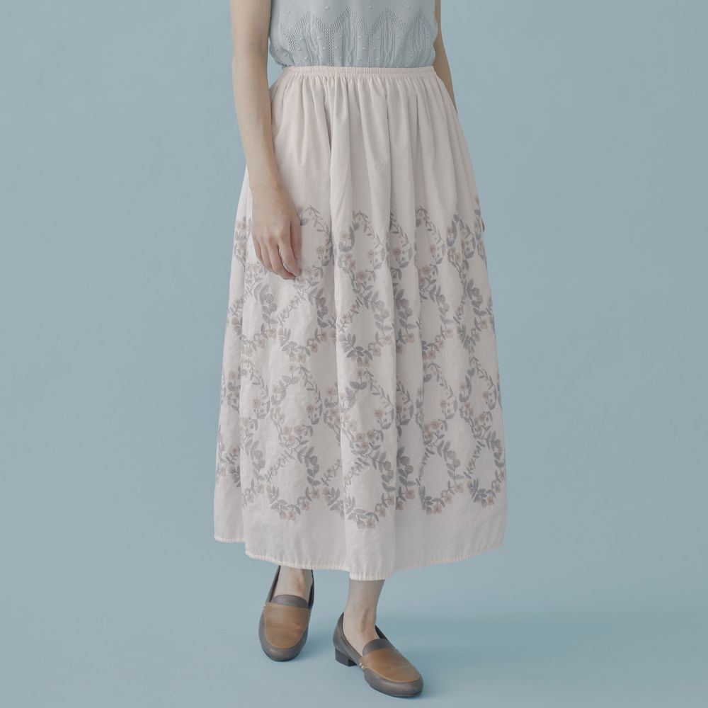 flower crown ギャザースカート - minä perhonen