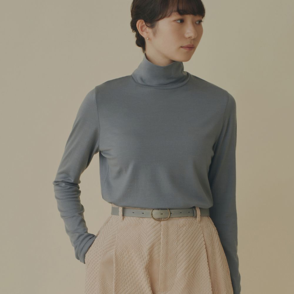 美品】minä perhonen ali オフタートルネックカットソー 40 【公式通販】