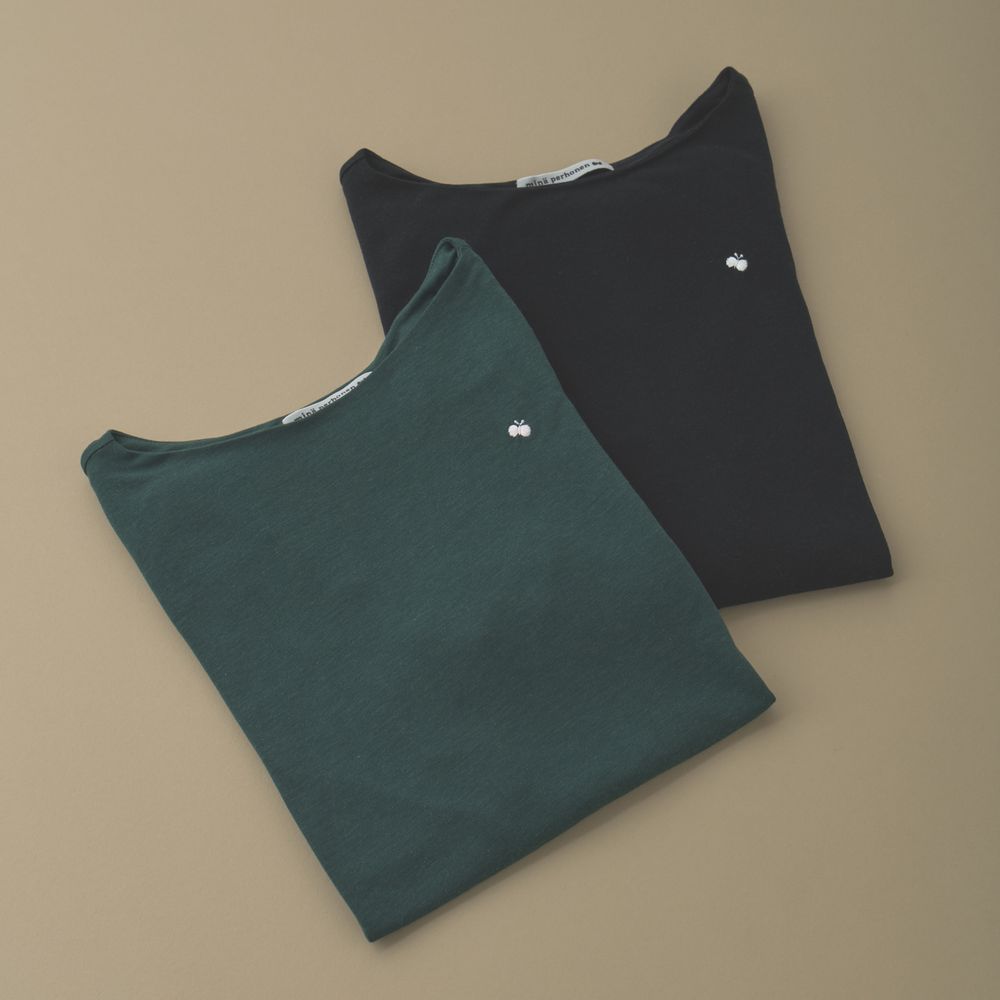 pleasant ボートネックカットソー - minä perhonen