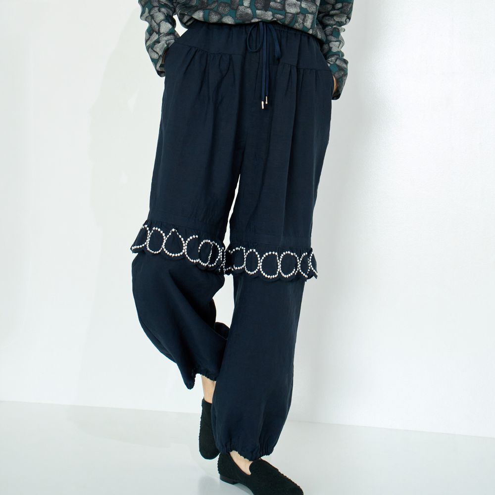 mina perhonen tranquille バルーンパンツ ブラック tambourine パンツ - minä perhonen