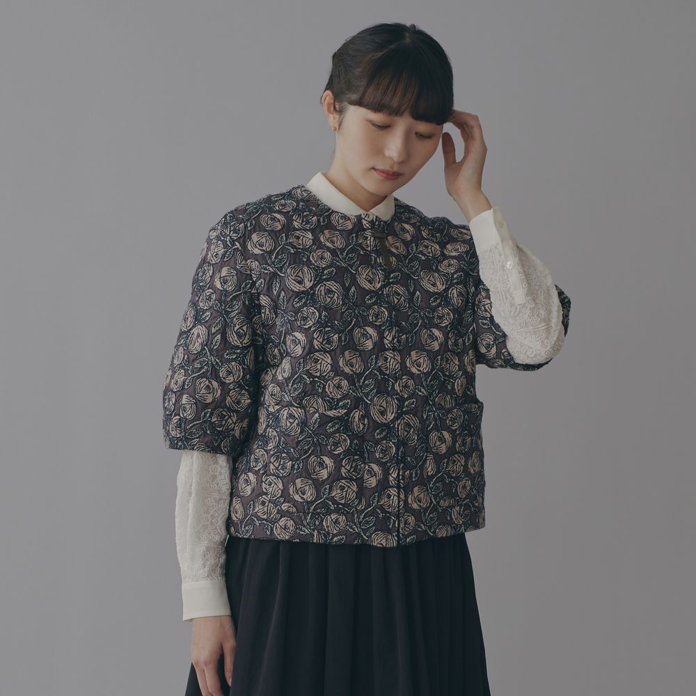 rosy ショートスリーブダウンブルゾン - minä perhonen