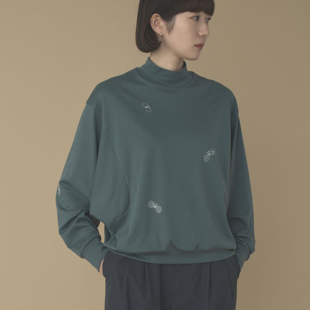 ミナペルホネン choucho ドルマンスリーブ　フルジップ　パーカー choucho ドルマンスリーブプルオーバー - minä perhonen