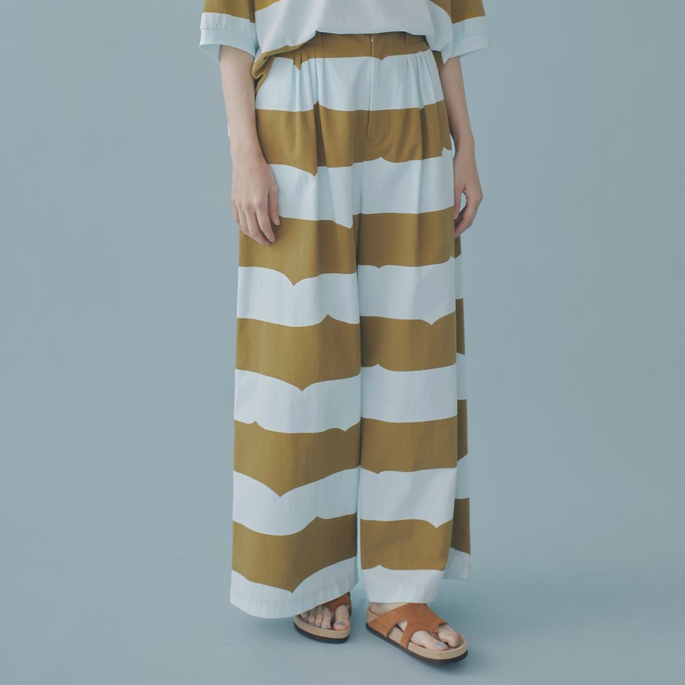 little wave ワイドパンツ - minä perhonen