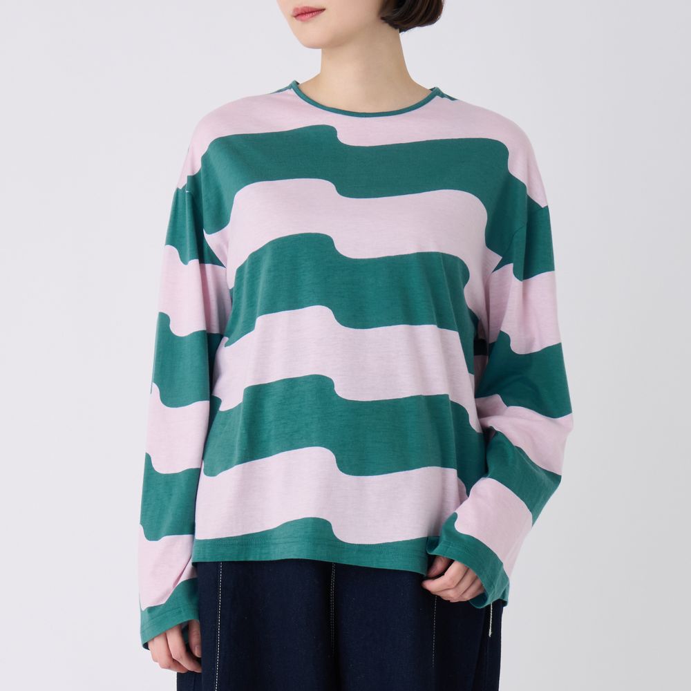 wind flag ロングスリーブカットソー - minä perhonen