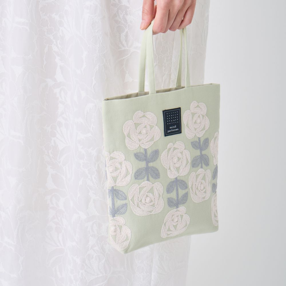 バッグ toast bag ruusu light green ruusu toast bag - minä perhonen