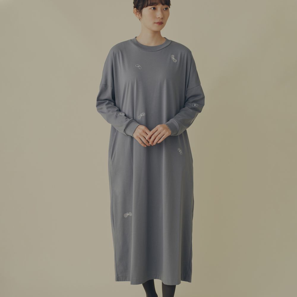 【美品】ミナペルホネンchoucho 40サイズ　カットソードレス choucho カットソードレス - minä perhonen