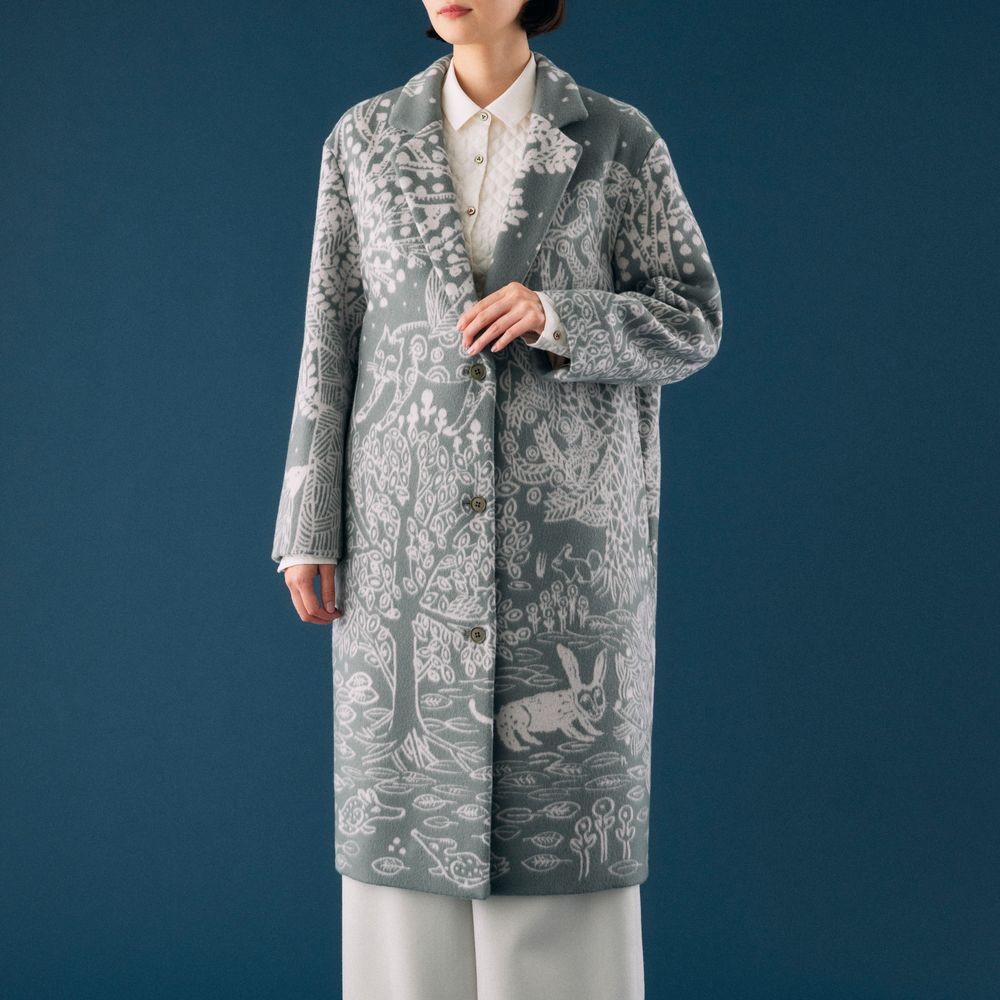 【美品・稀少】✨ミナペルホネン imagine ウールコート✨　38サイズ imagine コート - minä perhonen