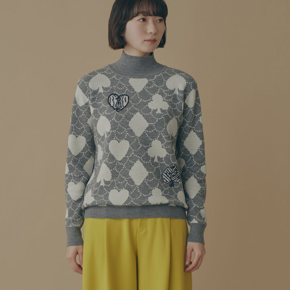 [専用]ミナペルホネンニット　frosty セーター　forest parade forest card ニットプルオーバー - minä perhonen