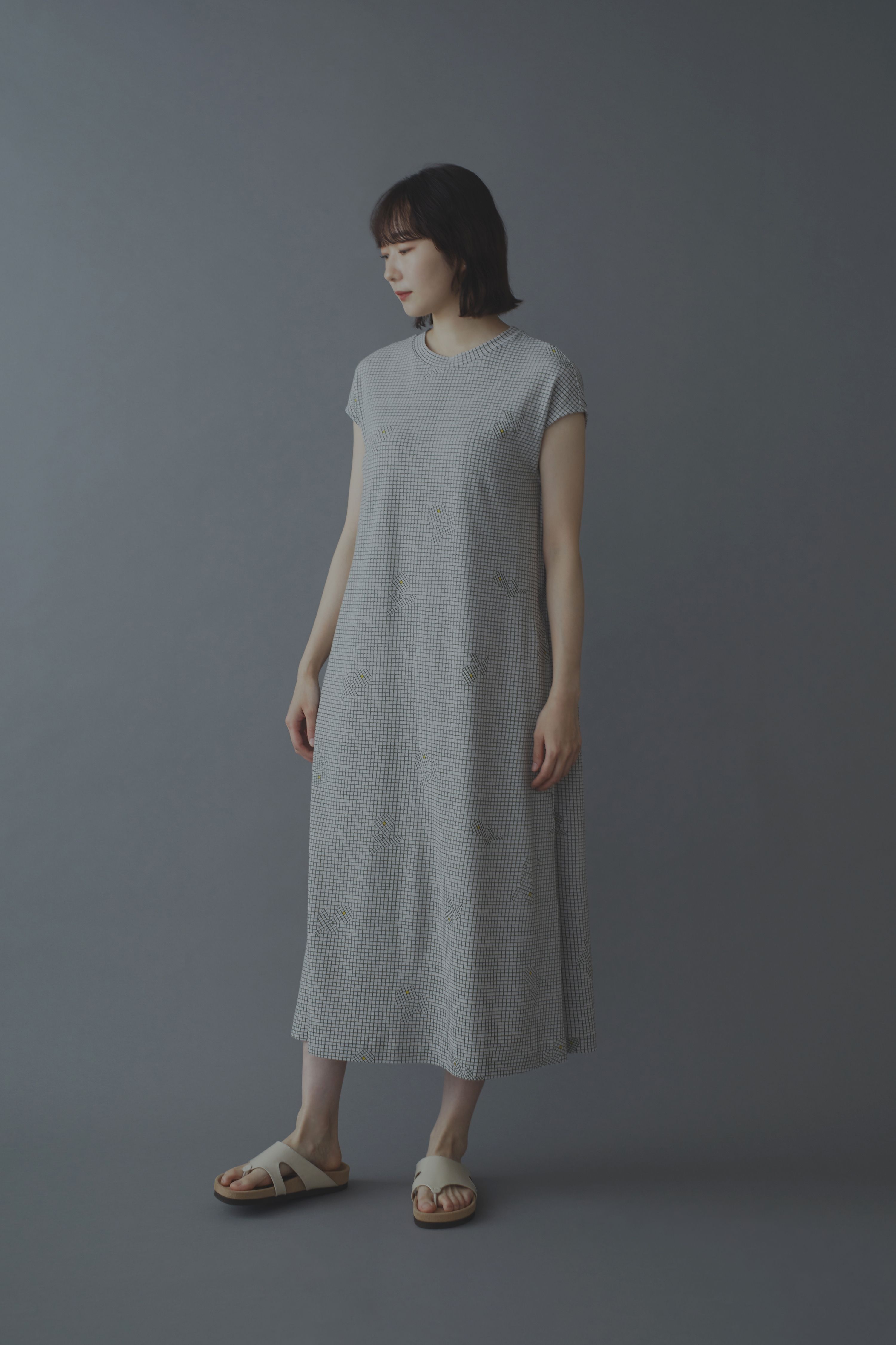 ミナペルホネン aaltoアアルト カットソードレス ミナペルホネン aalto カットソー blue | Lin total fashion