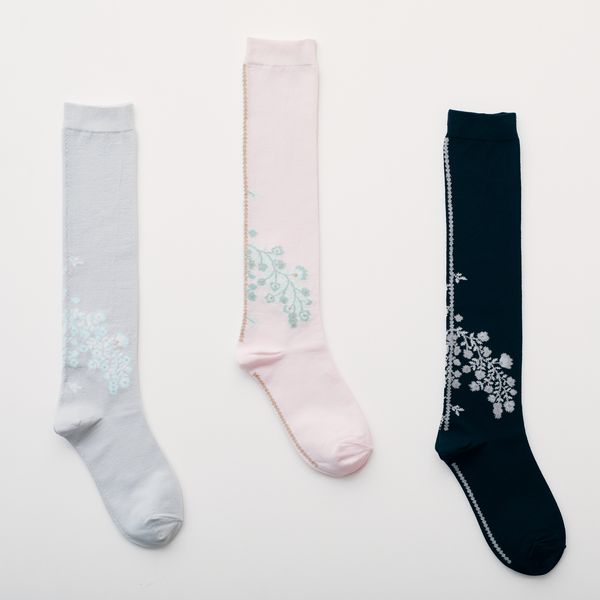 floraleafハイソックス
