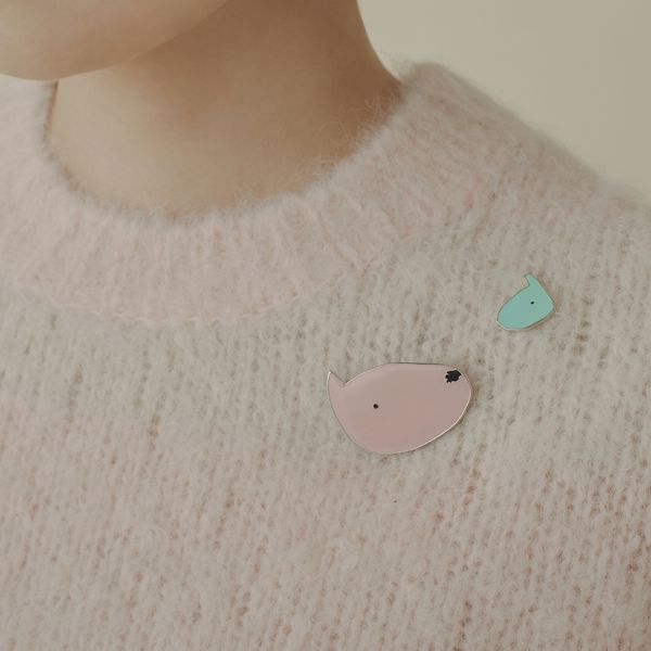 chit-chatブローチ