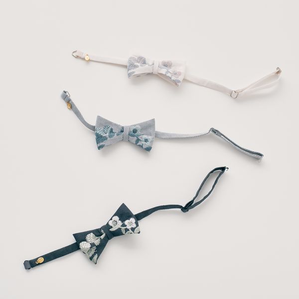 flower crown蝶ネクタイ