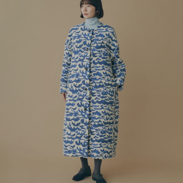 sea skyクルーネックコート