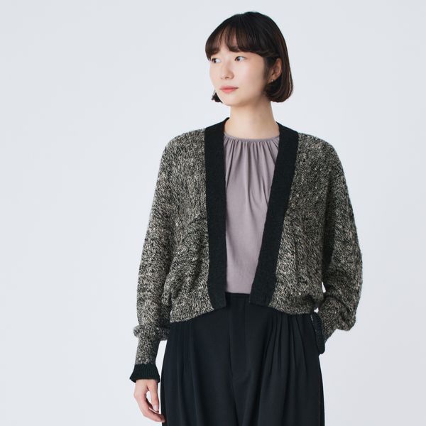 fineニットカーディガン