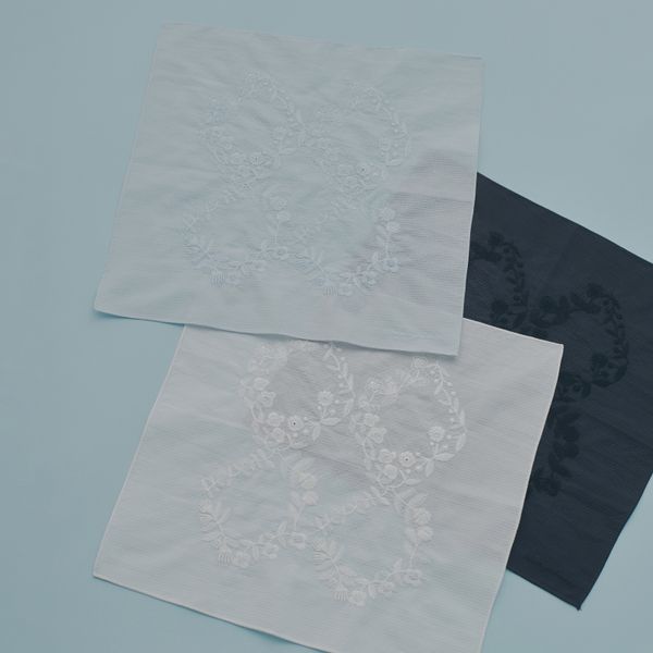 flower crownハンカチ