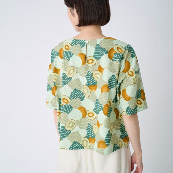 kiwiクルーネックブラウス