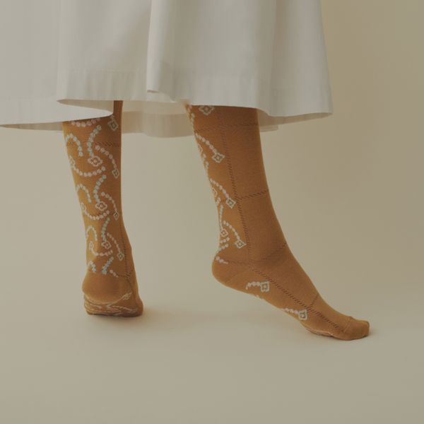 flower leapハイソックス