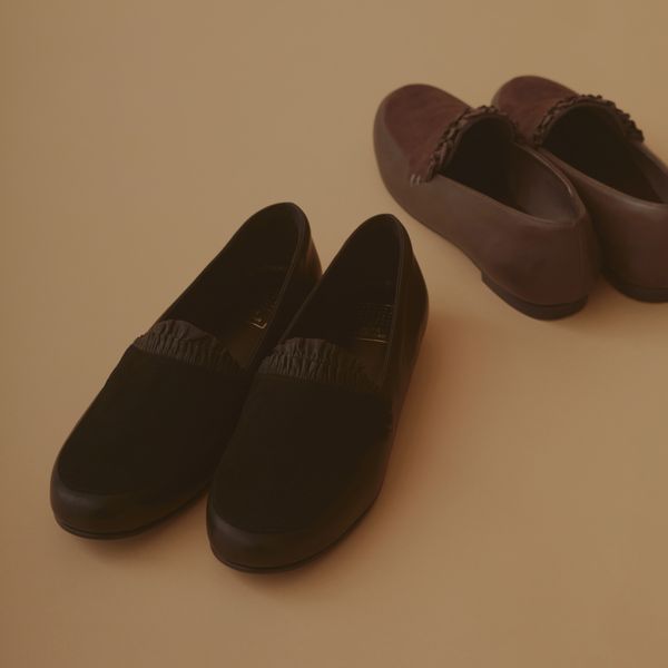 ミナペルホネン BLACK Jill シューズ 　新品未使用 Jill シューズ - minä perhonen