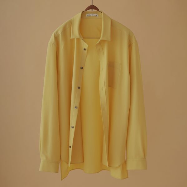 ミナ　ペルホネン mina perhonen /サラブレッド シャツ 染/メンズ】ミナペルホネン mina perhonen subtle net シャツ 42/L (34