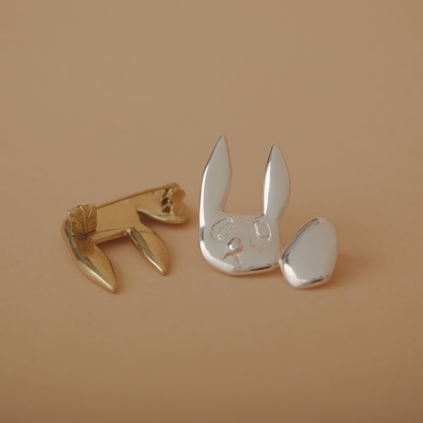 coniglioブローチ