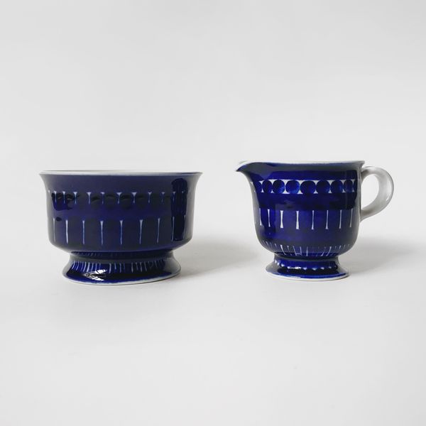 ValenciaSugar Bowl & Creamer