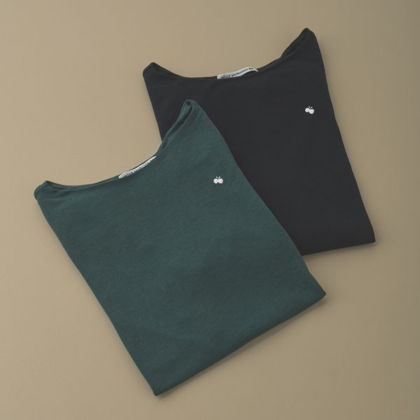 pleasantボートネックカットソー