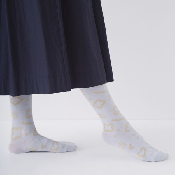 flower cosmoハイソックス