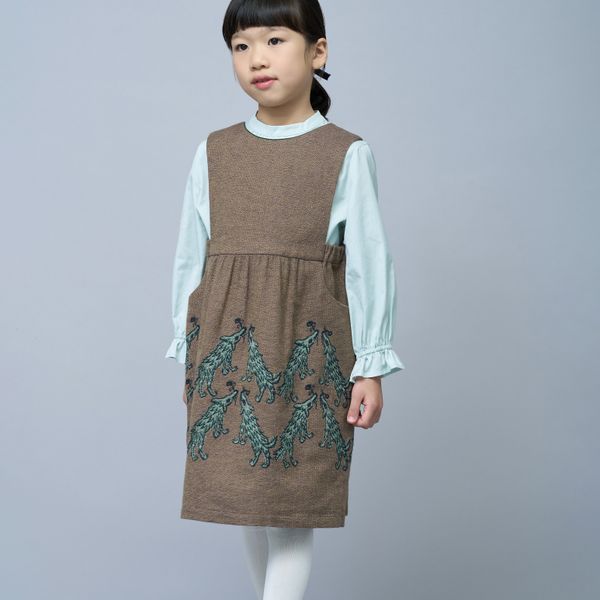 wolf & flowerジャンパースカート