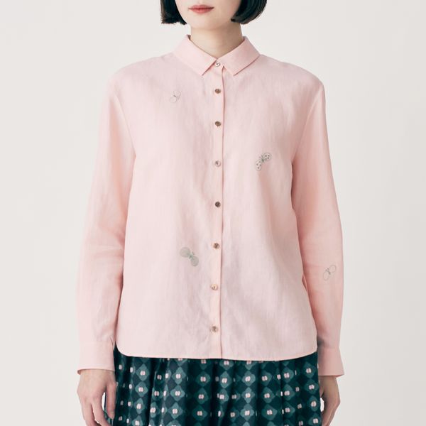 choucho角襟ブラウス