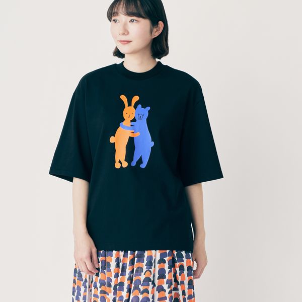 calinハーフスリーブカットソー