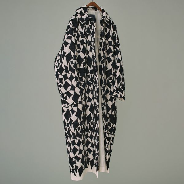 希少 ミナペルホネン 七分袖　鳥柄　コート　38　 美品　ピンクベージュ Fashion - minä perhonen