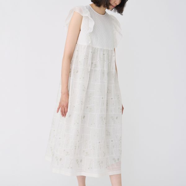 garden patchworkドレス