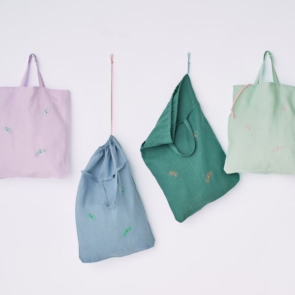 choucho巾着バッグ