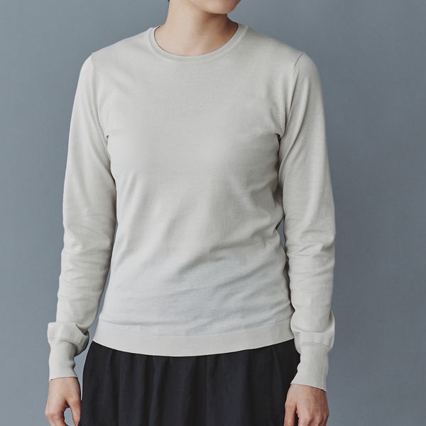 ミナペルホネン mina perhonen usuva ニットプルオーバー 38/ダークネイビー トップス【2400013676281】 mina perhonen - ミナペルホネン mina perhonen usuva ニットプル