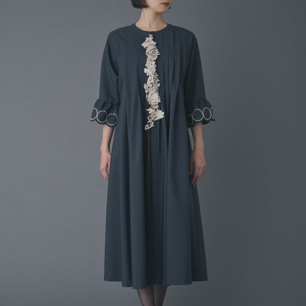 forest paradeタックドレス