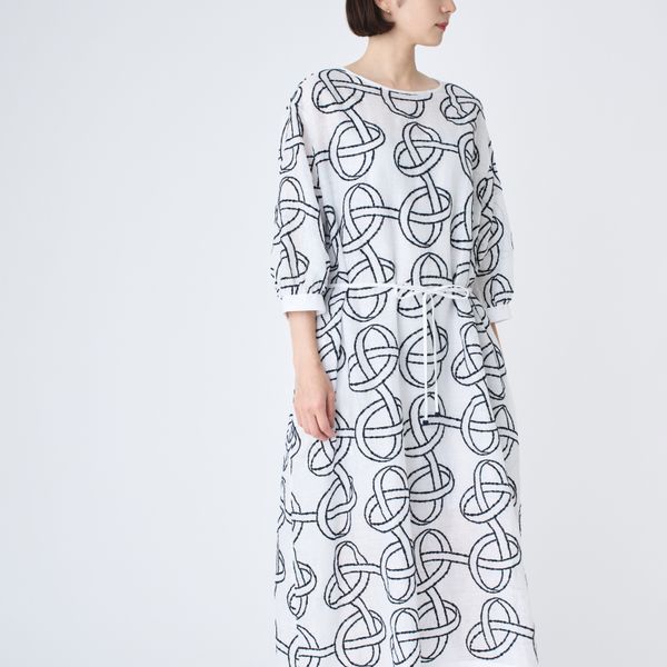 sitoaクルーネックドレス