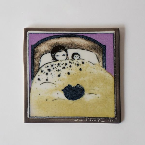 Wall PlateSiblings Sleeping