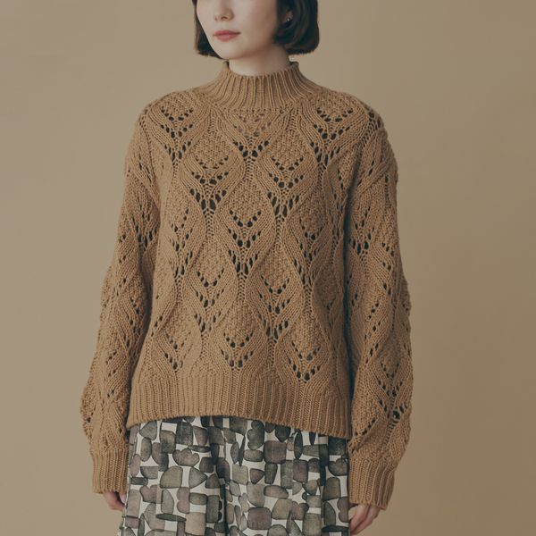 flowニットプルオーバー