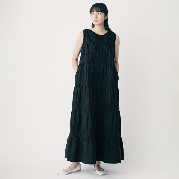 tambourineティアードロングドレス