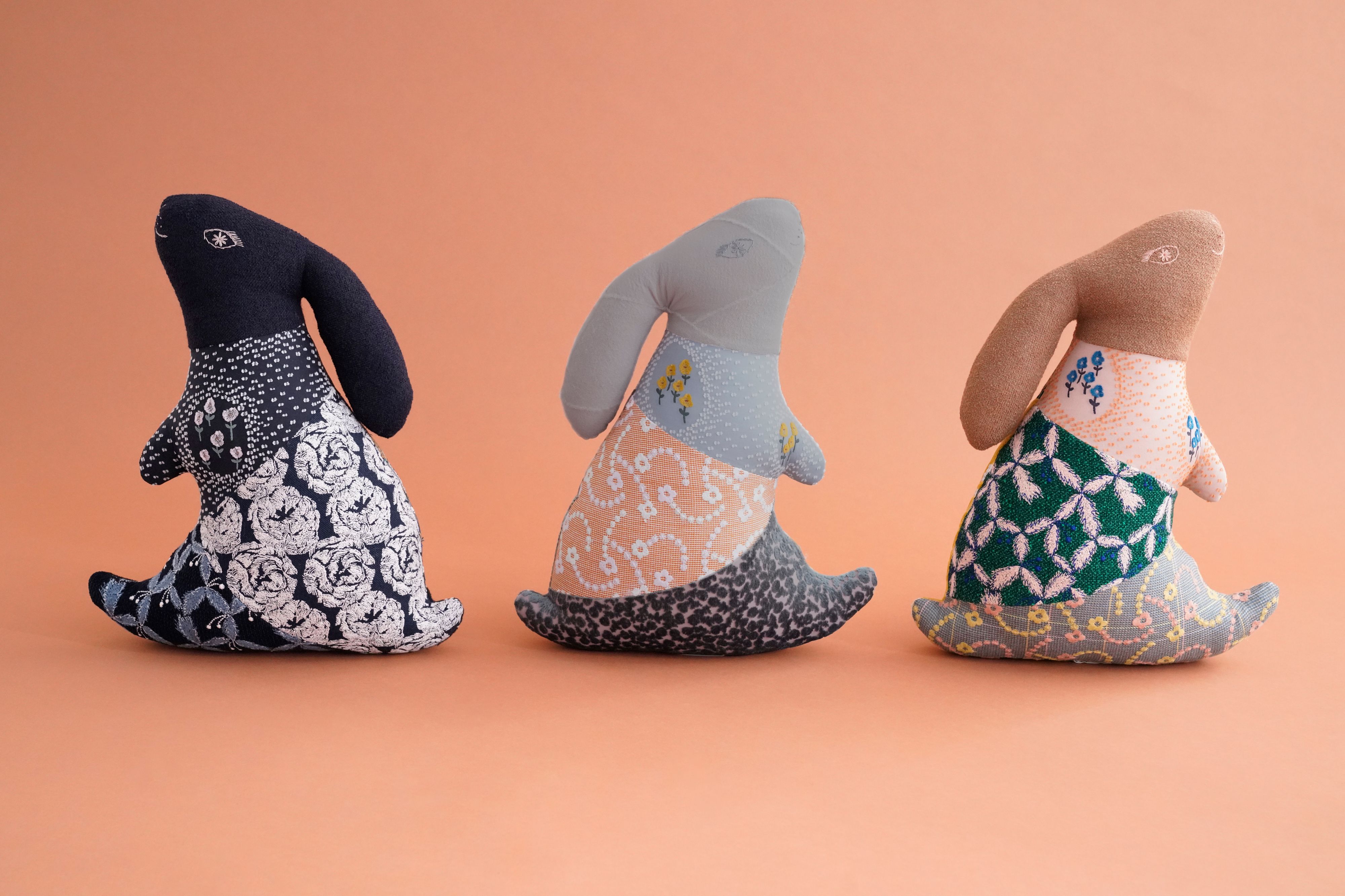 patchwork usagi cushion、piece, cookie発売のお知らせ。11月29日