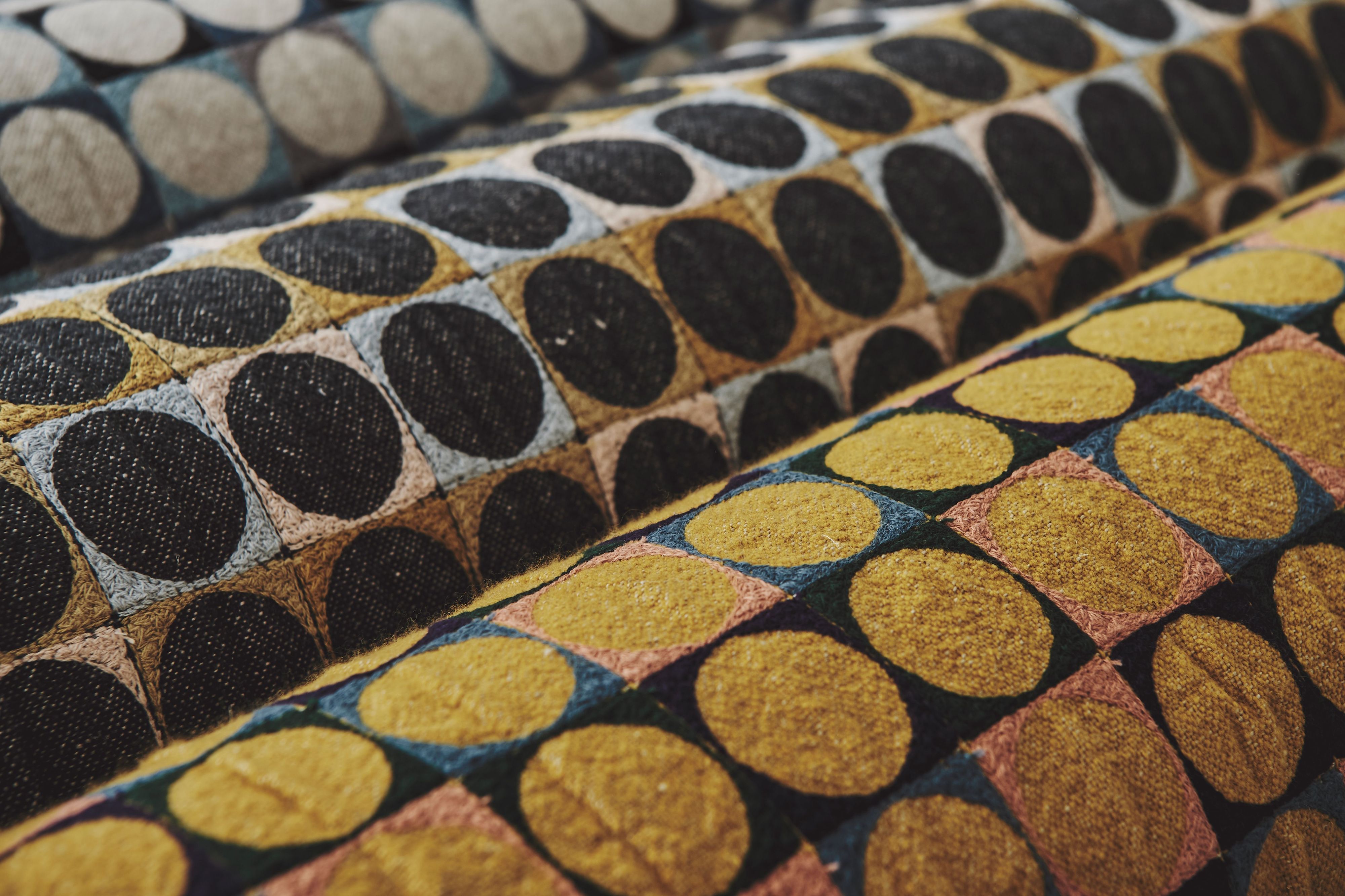 ミナペルホネン ファブリックパネル metsä メッツァ イエロー グレー