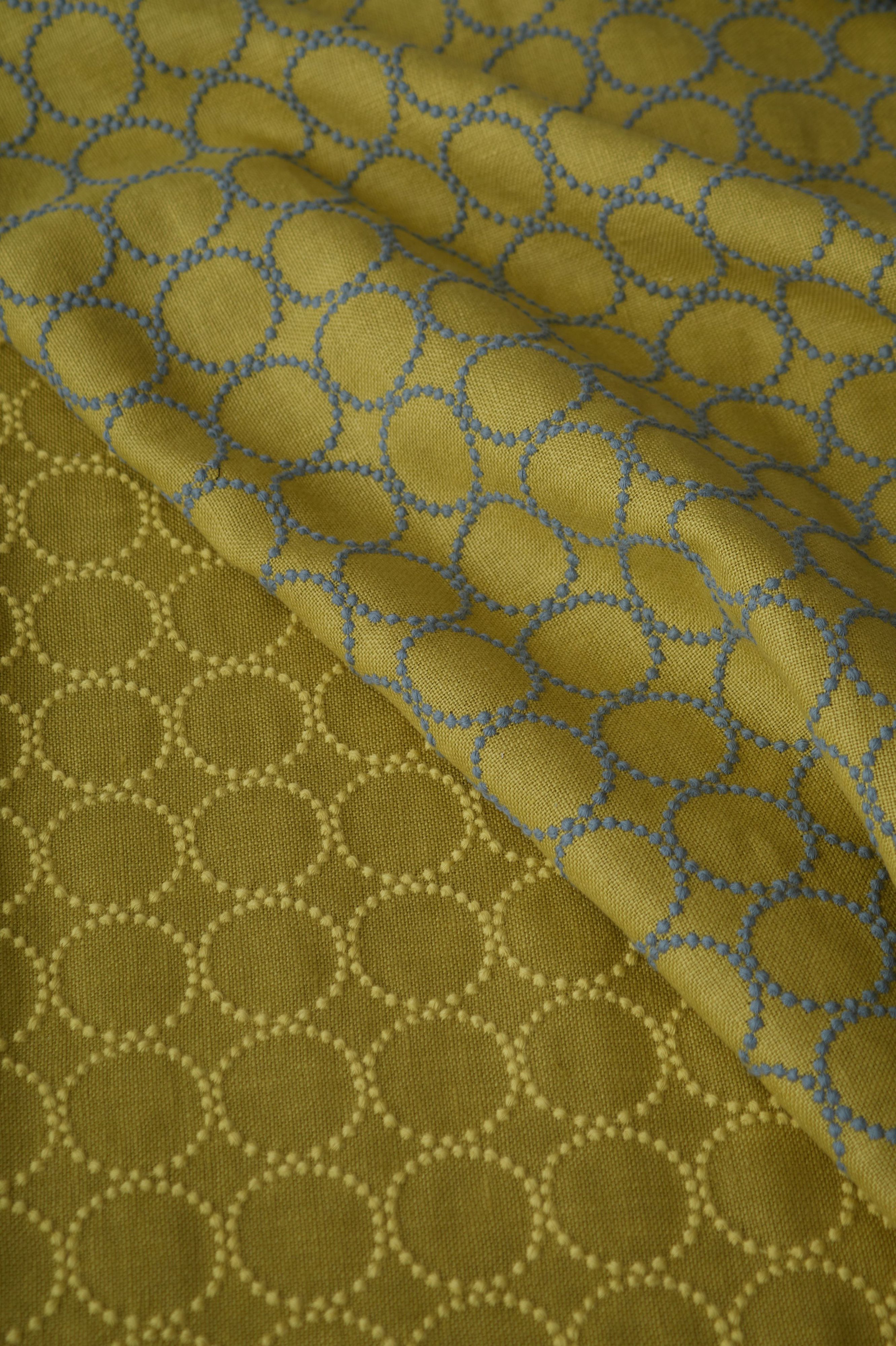 SOLD ミナペルホネン ファブリックフレーム タンバリン skip イエロー