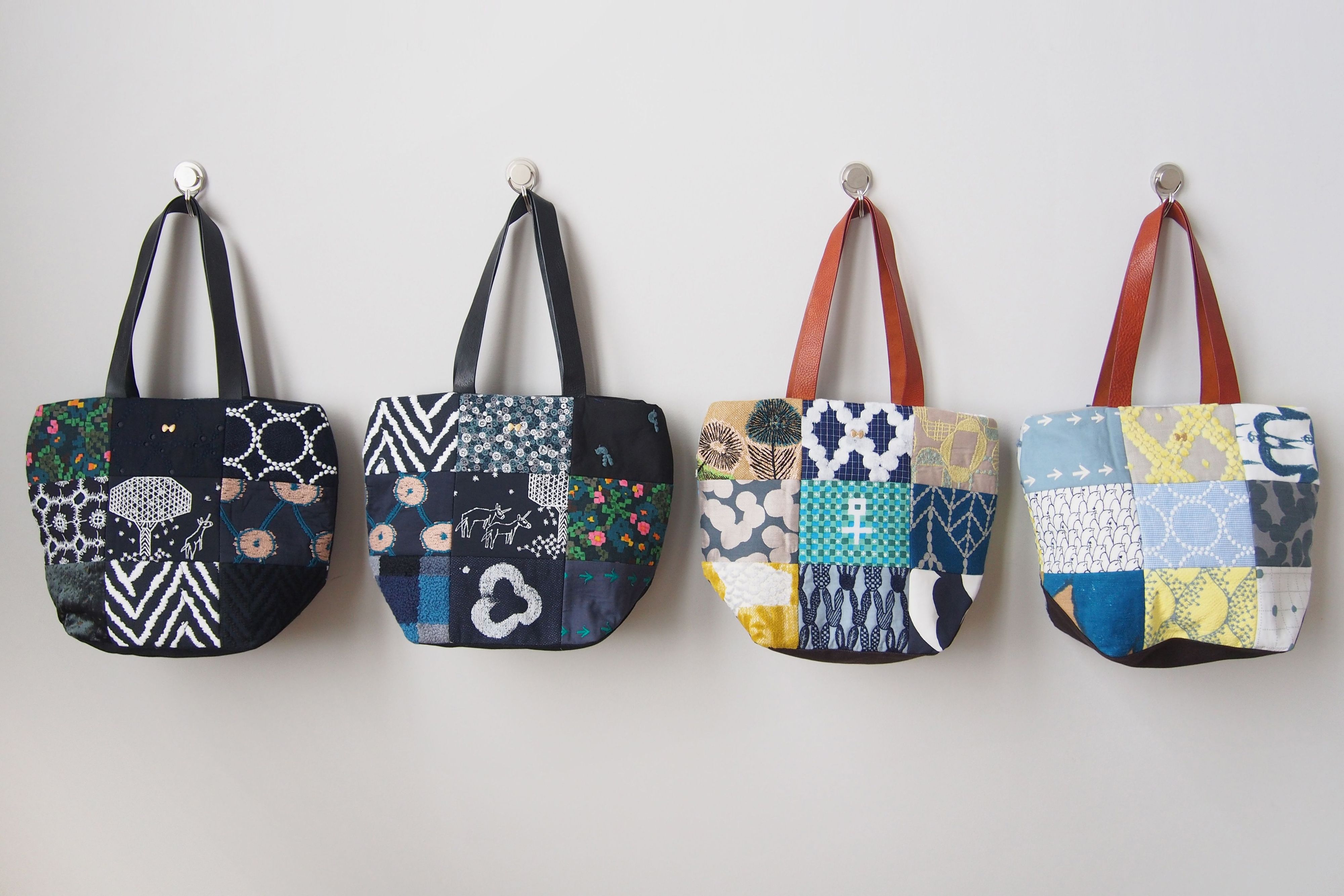 ミナペルホネン＊パッチバケツバッグ✂️ハンドメイド bucket bag・basket bag 発売のお知らせ。4月9日～ - minä perhonen